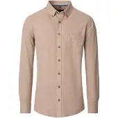 Casa Moda overhemd effen casual fit beige