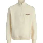 Jack & Jones Sweatshirt 'JORNORREBRO' donkeroranje / wolwit
