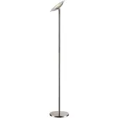 LINDBY Vloerlampe , MALEA, dimbare, Metallic, Woonkamer, Metaal, Modern