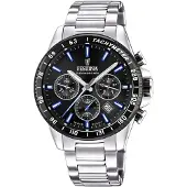 Festina Heren F20560/5 Zwart Zilveren Horloge