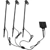 LINDBY Buitenverlichting , Myric, Zwart, Aluminium, Modern