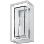 Arcchio Wandlamp buiten Ismera, dimbaar, wit / opaal, Aluminium, Modern, Wandlamp buiten