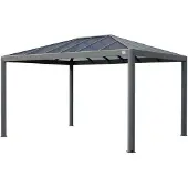 PRIMEYARD Tuinpaviljoen 3x4m, Hardtop, zonder zijwanden
