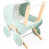 Janod - Zen - Poppenwagen - Houten poppenwagen voor poppen tot 42 cm