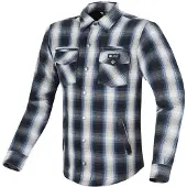 Merlin Madison Dames Blauw Creme Motorshirt Maat L