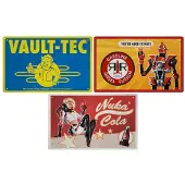 Fanattik Fallout Set of 3 Tin Signs-Brands (Diversen) Nieuw