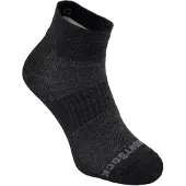 Wrightsock Coolmesh Merino Quarter - Donkergrijs/Lichtgrijs - 37-41