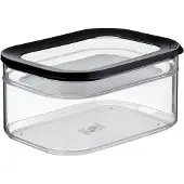 Mepal Koelkastdoos 2-delig Modula - 550 + 2000 ml - Vershouddoos - Bewaar overzichtelijk in de koelkast - Black