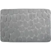 MSV Badmat met Antislip Onderzijde – Zachte Absorberend Badkamer Mat – Pebble Design Badmatten voor Douche en Bad