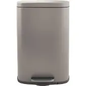 Spirella Pedaalemmer 30L - AKIRA - Vuilnisbak - Staal - Taupe