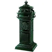Ks Verlichting Brievenbus Postbox Gigant B10B kolom - zwart