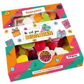 HappyTruffel Snoeppakket “Ik wil jou bedanken” mix snoep (210 gram)