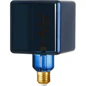 SPL | LED Filament | Grote fitting E27 | Kubuslamp | Helder | Blauw | 4W | Dimbaar