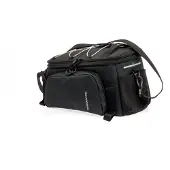 Aucune Sports Trunkbag Riempjes - Bagagedragertas - Fietstas Enkel - Geschikt voor elke Bagagedrager - Waterdicht door Regenhoes (inclusief) - Vergrootbaar tot 29 L - Zwart