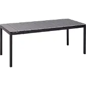 Beliani TOFANE - Verlengbare tafel-Grijs-Aluminium
