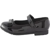 Next School - Leren Mary Jane-schoenen met strik en brede pasvorm (G)