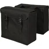 Greenlands tas dubbel zwart-zwart. afmeting 37x34x14cm.totaal inhoud 40l