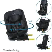 Titaniumbaby Autostoel Smart Lincoln 360 Black
