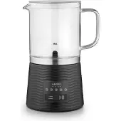Caso CappuLatte - Glazen melkopschuimer - 600 Watt - 400 ml - Voor Warm en Koud Melkschuim - 5 functies