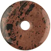 Ruben Robijn Donut 3 cm obsidiaan mahonie 1st -