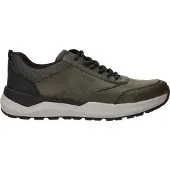 Rieker heren sneakers, model H – comfortabele vrijetijdsschoen met rits, artikelnummer 06000, maat: 41 EU, kleur: groen