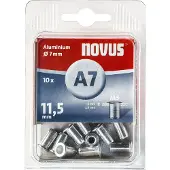 Novus 045-0042 Blindklinkmoer - Aluminium - M5 x 11,5mm (10st)