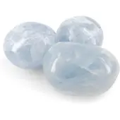 Spiru Trommelstenen Calciet Blauw (20-40 mm) - 50 gram