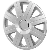 Proplus Wieldop Cosmos 15 inch – Voor stalen velgen van auto, camper en caravan – Met metalen klemring – Zilver