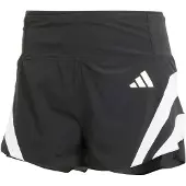 Adidas Sportbroek 'ADIZERO' zwart / wit