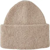 Pieces Pyron Lurex Beanie Beige Man