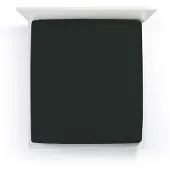 Bella Donna Jersey La Piccola Topperhoeslaken 120x210-220 cm zwart-0101