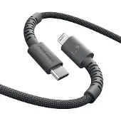 Fresh 'n rebel Câble de charge USB-A vers Lightning FlexWave Silicone Braided 70 cm Storm Grey
