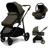 Zesso 3-in-1 Multi Standen Kinderwagen met Autostoel Nelia Groen