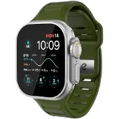KEYBUDZ Journey FKM Apple Watch Bandje Grijs