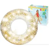 Intex Glitter Zwemband Roze/Goud