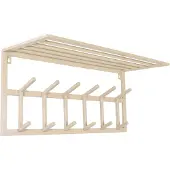 Loft42 Kapstok Jaimy - Beige – Metaal – 6 dubbele haken - 80x35x30