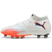 Puma Voetbalschoen 'Future 8 Ultimate' blauw / lichtrood / zwart / wit