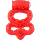 Bossoftoys Penis Ring - CockRing - Met Vibratie - Red
