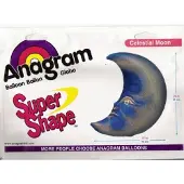 Anagram folieballon - maan - 45 cm - leeg