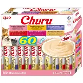 Churu INABA Churu Variety box Tuna - Kattensnoepje - 60 x 14g