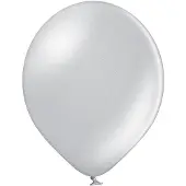 Belbal Standaard Ballonnen (30cm) - 061 Metallic Zilver - 100 stuks