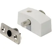 Dulimex DX Oplegslot smal met cilinderslot SKG1 wit