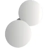 Lodes Puzzle Round Muur / Plafond Lamp Double Round | Matt White | 3000K