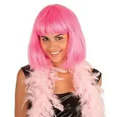 Partyline Roze pruik China Girl - Stijlvolle roze pruik