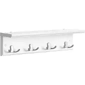 Songmics Wandkapstok met witte plank