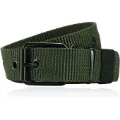 LGT JWLS Gepereforeerde Canvas Riem in Army Green - Heren-120cm