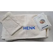 Funnies geborduurde badhanddoek met naam geborduurd