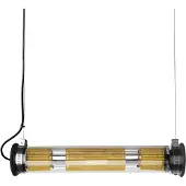 DCW éditions In The Tube 120-700 Hanglamp Silver | Gold Mesh | Black