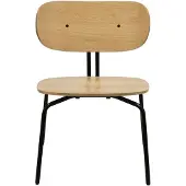 UMAGE Curious loungefauteuil Eiken-zwart