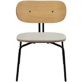 UMAGE Curious Lounge Stoel White Sands | Black